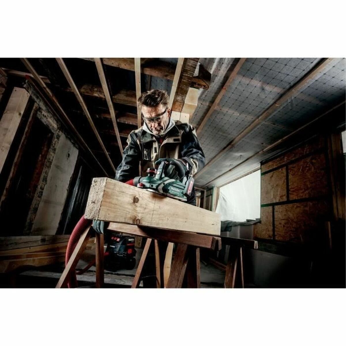Elektrisk snedkerhøvl Metabo 18 V